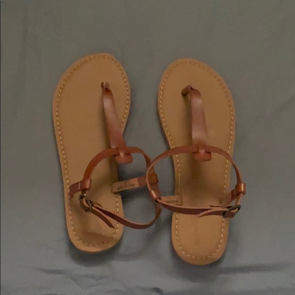 Tan sandals